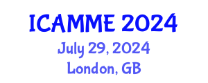 International Conference on Applied Mathematics and Mathematical Engineering (ICAMME) July 29, 2024 - London, United Kingdom