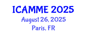 International Conference on Applied Mathematics and Mathematical Engineering (ICAMME) August 26, 2025 - Paris, France