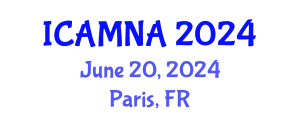 International Conference on Applied Mathematics and Numerical Analysis (ICAMNA) June 20, 2024 - Paris, France