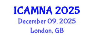 International Conference on Applied Mathematics and Numerical Analysis (ICAMNA) December 09, 2025 - London, United Kingdom