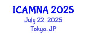 International Conference on Applied Mathematics and Numerical Analysis (ICAMNA) July 22, 2025 - Tokyo, Japan