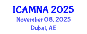 International Conference on Applied Mathematics and Numerical Analysis (ICAMNA) November 08, 2025 - Dubai, United Arab Emirates