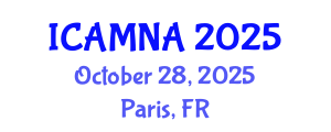 International Conference on Applied Mathematics and Numerical Analysis (ICAMNA) October 28, 2025 - Paris, France