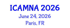 International Conference on Applied Mathematics and Numerical Analysis (ICAMNA) June 24, 2026 - Paris, France