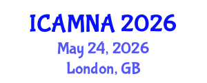 International Conference on Applied Mathematics and Numerical Analysis (ICAMNA) May 24, 2026 - London, United Kingdom