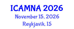 International Conference on Applied Mathematics and Numerical Analysis (ICAMNA) November 15, 2026 - Reykjavik, Iceland
