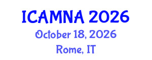 International Conference on Applied Mathematics and Numerical Analysis (ICAMNA) October 18, 2026 - Rome, Italy