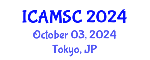 International Conference on Applied Mathematics and Scientific Computing (ICAMSC) October 03, 2024 - Tokyo, Japan