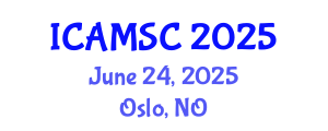 International Conference on Applied Mathematics and Scientific Computing (ICAMSC) June 24, 2025 - Oslo, Norway