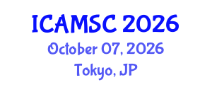 International Conference on Applied Mathematics and Scientific Computing (ICAMSC) October 07, 2026 - Tokyo, Japan