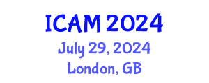 International Conference on Applied Mathematics (ICAM) July 29, 2024 - London, United Kingdom