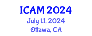 International Conference on Applied Mathematics (ICAM) July 11, 2024 - Ottawa, Canada