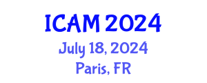 International Conference on Applied Mathematics (ICAM) July 18, 2024 - Paris, France