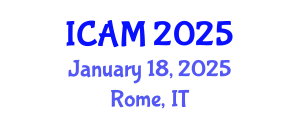 International Conference on Applied Mathematics (ICAM) January 18, 2025 - Rome, Italy