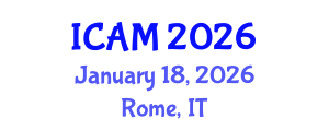International Conference on Applied Mathematics (ICAM) January 18, 2026 - Rome, Italy