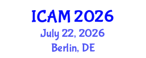 International Conference on Applied Mathematics (ICAM) July 22, 2026 - Berlin, Germany