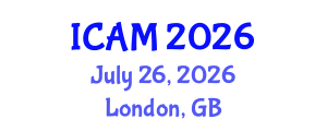 International Conference on Applied Mathematics (ICAM) July 26, 2026 - London, United Kingdom