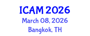 International Conference on Applied Mathematics (ICAM) March 08, 2026 - Bangkok, Thailand