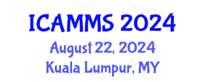 International Conference on Applied Mathematics, Modelling and Simulation (ICAMMS) August 22, 2024 - Kuala Lumpur, Malaysia