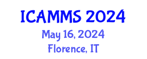 International Conference on Applied Mathematics, Modelling and Simulation (ICAMMS) May 16, 2024 - Florence, Italy