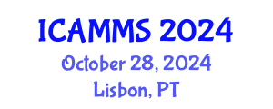 International Conference on Applied Mathematics, Modelling and Simulation (ICAMMS) October 28, 2024 - Lisbon, Portugal