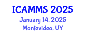 International Conference on Applied Mathematics, Modelling and Simulation (ICAMMS) January 14, 2025 - Montevideo, Uruguay