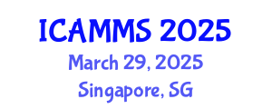 International Conference on Applied Mathematics, Modelling and Simulation (ICAMMS) March 29, 2025 - Singapore, Singapore