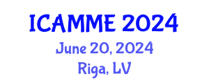 International Conference on Applied Mechanics and Materials Engineering (ICAMME) June 20, 2024 - Riga, Latvia