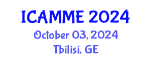 International Conference on Applied Mechanics and Materials Engineering (ICAMME) October 03, 2024 - Tbilisi, Georgia