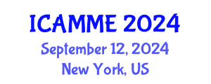International Conference on Applied Mechanics and Materials Engineering (ICAMME) September 12, 2024 - New York, United States