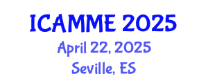 International Conference on Applied Mechanics and Materials Engineering (ICAMME) April 22, 2025 - Seville, Spain