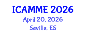 International Conference on Applied Mechanics and Materials Engineering (ICAMME) April 20, 2026 - Seville, Spain