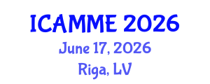 International Conference on Applied Mechanics and Materials Engineering (ICAMME) June 17, 2026 - Riga, Latvia