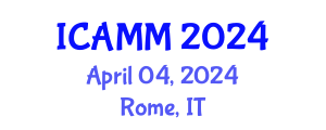 International Conference on Applied Mechanics and Mathematics (ICAMM) April 04, 2024 - Rome, Italy