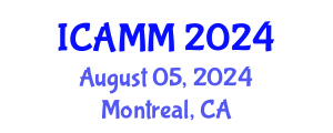 International Conference on Applied Mechanics and Mathematics (ICAMM) August 05, 2024 - Montreal, Canada