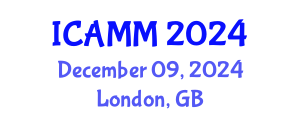 International Conference on Applied Mechanics and Mathematics (ICAMM) December 09, 2024 - London, United Kingdom