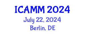 International Conference on Applied Mechanics and Mathematics (ICAMM) July 22, 2024 - Berlin, Germany