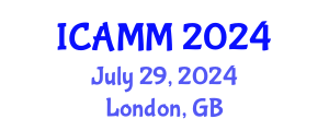 International Conference on Applied Mechanics and Mathematics (ICAMM) July 29, 2024 - London, United Kingdom