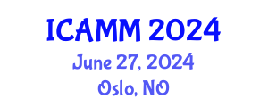 International Conference on Applied Mechanics and Mathematics (ICAMM) June 27, 2024 - Oslo, Norway
