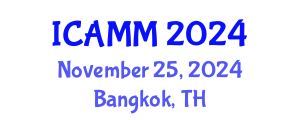 International Conference on Applied Mechanics and Mathematics (ICAMM) November 25, 2024 - Bangkok, Thailand