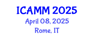 International Conference on Applied Mechanics and Mathematics (ICAMM) April 08, 2025 - Rome, Italy