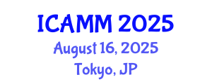 International Conference on Applied Mechanics and Mathematics (ICAMM) August 16, 2025 - Tokyo, Japan