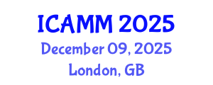 International Conference on Applied Mechanics and Mathematics (ICAMM) December 09, 2025 - London, United Kingdom