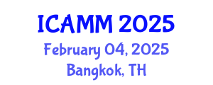International Conference on Applied Mechanics and Mathematics (ICAMM) February 04, 2025 - Bangkok, Thailand