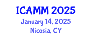 International Conference on Applied Mechanics and Mathematics (ICAMM) January 14, 2025 - Nicosia, Cyprus