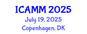 International Conference on Applied Mechanics and Mathematics (ICAMM) July 19, 2025 - Copenhagen, Denmark