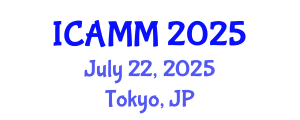 International Conference on Applied Mechanics and Mathematics (ICAMM) July 22, 2025 - Tokyo, Japan
