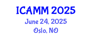 International Conference on Applied Mechanics and Mathematics (ICAMM) June 24, 2025 - Oslo, Norway
