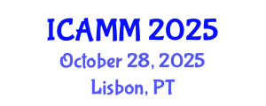 International Conference on Applied Mechanics and Mathematics (ICAMM) October 28, 2025 - Lisbon, Portugal