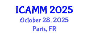 International Conference on Applied Mechanics and Mathematics (ICAMM) October 28, 2025 - Paris, France